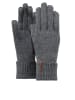 Barts Rękawiczki "Fine Knitted" w kolorze szarym