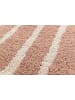 bobochic Hochflor-Teppich "Aurelie" in Rosa