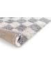 bobochic Hochflor-Teppich "Damien" in Grau