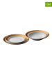 BergHOFF 3-delige set: borden wit/goudkleurig
