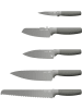 BergHOFF 6tlg. Messer-Set "Balance" in Hellgrau