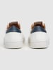 Pepe Jeans FOOTWEAR Sneakers "Joe Basic" wit/donkerblauw