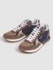 Pepe Jeans FOOTWEAR Sneakersy "Brit Colors" w kolorze granatowo-jasnobrązowym