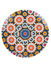 Villa d´Este Talerze (6 szt.) "Marrakech" ze wzorem na owoce - Ø 22 cm
