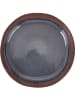 Villa d´Este Talerze obiadowe (6 szt.) "Bretagne" w kolorze granatowo-brązowym - Ø 26,5 cm