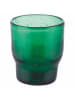 Villa d´Este 6-delige set: waterglazen "Unico" transparant/groen/blauw - 325 ml