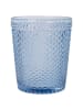 Villa d´Este 6er-Set: Gläser "Honey" in Blau/ Transparent - 300 ml