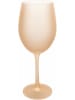 Villa d´Este 6er-Set: Weingläser "Happy Hour" in Hellbraun/ Orange - 550 ml