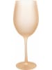 Villa d´Este 6-delige set: wijnglazen "Happy Hour" lichtbruin/oranje - 550 ml