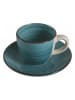 Villa d´Este 6-delige set: espressokoppen "Baita" blauw - 90 ml
