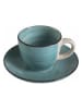 Villa d´Este 6-delige set: espressokoppen "Baita" blauw - 90 ml