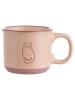 Villa d´Este 6-delige set: koffiekoppen "Mocha Miao" beige/bruin - 90 ml