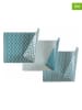 Villa d´Este 6-delige set: placemats "Bali" petrol - (L)45 x (B)30 cm