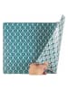 Villa d´Este 6-delige set: placemats "Bali" petrol - (L)45 x (B)30 cm