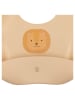 Villa d´Este Silikon-Lätzchen "Lion" in Beige - (L)25,5 cm
