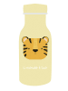 Villa d´Este Isolierflasche "Tiger" in Gelb/ Hellbraun - 420 ml