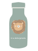 Villa d´Este Isolierflasche "Lion" in Grün/ Hellbraun - 420 ml