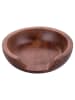 Villa d´Este Löffelablage "Woody" in Braun - Ø 11,5 cm