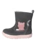PEPINO Leder-Winterstiefel "Corina-S" in Anthrazit
