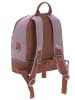 Lässig Rucksack "Adventure" in Lila/ Braun - (B)24,5 x (H)27 x (T)15,5 cm