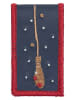 Lässig 3-delige set: patches "Witchery" donkerblauw/rood