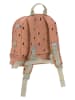 Lässig Rucksack "Happy Prints" in Orange - (L)24,5 x (B)15,5 x (H)27 cm