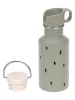 Lässig Edehlstahl-Trinkflasche "Happy Prints" in Grün - 500 ml