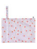 Lässig 2er-Set: Wickeltaschen ''Happy Rascals Heart'' in Lila/ Creme - (L)29 x (B)40 cm