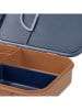 Lässig Lunchbox "Little Gang - Smile" donkerblauw - (B)21 x (H)5 x (D)17 cm