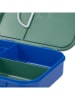 Lässig Lunchbox "Little Gang - Rainbow" in Grün/ Blau - (B)21 x (H)5 x (T)17 cm