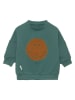 Lässig Sweatshirt "Little Gang Smile" in Grün