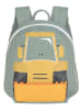 Lässig Rugzak "Tiny Drivers - Excavator" groen - (L)20 x (B)9,5 x (H)24 cm