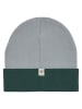 Lässig Beanie in Grau/ Grün