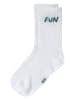 Lässig 3-delige set: sokken "Little Gang Fun" wit