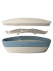 Foamie 4-delige set: reiszeepschaaltje "Travel Buddy" beige/blauw