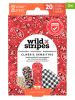 Wild Stripes 4-delige set: wondpleisters "Classic Sensitive Fashion" - elk 20 stuks