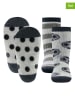 ewers 2er-Set: ABS-Socken in Grau/ Dunkelblau