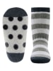 ewers 2er-Set: ABS-Socken in Grau/ Dunkelblau