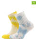 ewers 2er-Set: Socken "Batik" in Blau/Gelb