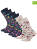 ewers 6er-Set: Socken in Dunkelblau/ Beige