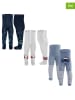 ewers 3er-Set: Strumpfhosen in Dunkelblau/ Weiß/ Blau