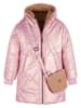 No-No Parka "Betty" w kolorze jasnoróżowo-jasnobrązowym
