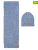 No-No 2-delige set "Rana" - Muts en Sjaal blauw