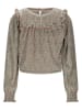 No-No Blouse "Tisja" beige/groen