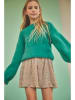 No-No Pullover "Kate" in Grün
