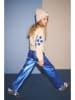 No-No Kunstleren broek "Simona" blauw