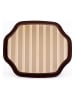 Hermia Tablett in Braun/ Beige - (L)27,8 x (B)33,2 cm
