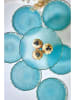 Hermia 7-delige set: dessertborden turquoise