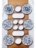 Hermia 14-delige ontbijtset wit/blauw