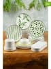 Hermia 22-delige ontbijtset wit/groen
